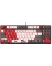 Клавиатура A4TECH Клавиатура Bloody S87 Naraka, USB, черный + красный