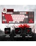 Клавиатура A4TECH Клавиатура Bloody S87 Naraka, USB, черный + красный