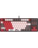 Клавиатура A4TECH Клавиатура Bloody S87 Naraka, USB, черный + красный