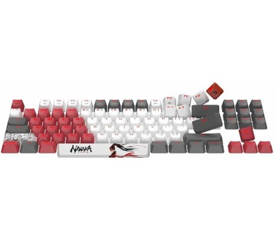 Клавиатура A4TECH Клавиатура Bloody S87 Naraka, USB, черный + красный