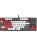Клавиатура A4TECH Клавиатура Bloody S87 Naraka, USB, черный + красный