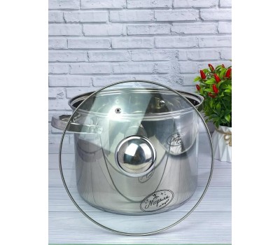 Кастрюля МЕРАЛИ МБ-80 Белиссимо с крышкой 8,0л