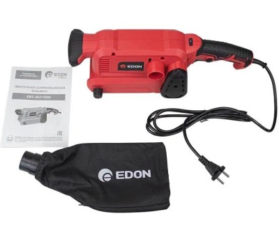Шлифмашина ленточная EDON EBS-457/1000 черный/красный 40030 1000Вт, 76х457мм