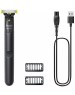 PHILIPS Триммер OneBlade QP1424/10 черный (насадок в компл:2шт)