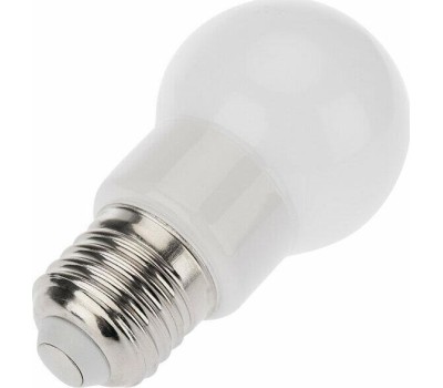 NEON-NIGHT Лампа светодиодная, диаметр 50мм, E27, 9 LED, 3Вт, RGB, матовая колба, 230В