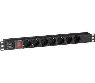 Exegate EX280838RUS Блок розеток ExeGate ServerPro PDU-19H703 Al-7S-C20-SW, 19