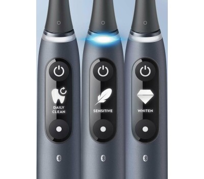 ORAL-B Электрическая зубная щетка iO Series 7 Onyx, насадки для щётки: 1 шт, цвет: черный [7 black onyx]