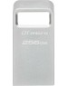 KINGSTON Флешка USB DataTraveler Micro 256ГБ, USB3.0, серебристый [dtmc3g2/256gb]