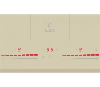 Варочная поверхность LEX Индукционная варочная поверхность EVI 641C IV, конфорок: 4 шт., стеклокерамика, независимая, слоновая кость