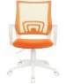 Кресло компьютерное БЮРОКРАТ Кресло CH-W695NLT, сетка/ткань, до 120кг, оранжевый