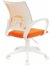 Кресло компьютерное БЮРОКРАТ Кресло CH-W695NLT, сетка/ткань, до 120кг, оранжевый
