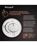 Варочная панель газовая WEISSGAUFF Газовая варочная панель HGG 451 WGh Nano, 3 конфорки, закаленное стекло, белый