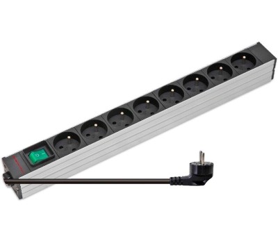 SYSMATRIX Блок распределения питания PD 0804.019, горизонт.размещ., SchukoХ8, Тип вход. тока 10A, 1.8м