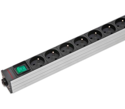 SYSMATRIX Блок распределения питания PD 0804.019, горизонт.размещ., SchukoХ8, Тип вход. тока 10A, 1.8м