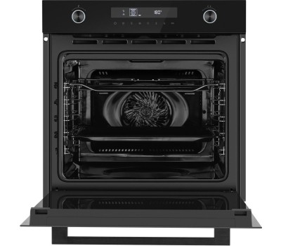 Духовой шкаф электрический WEISSGAUFF Духовой шкаф электрический EOM 741 PDB Black Edition, 72л, дверца с 3 стеклами, черный