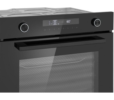 Духовой шкаф электрический WEISSGAUFF Духовой шкаф электрический EOM 741 PDB Black Edition, 72л, дверца с 3 стеклами, черный