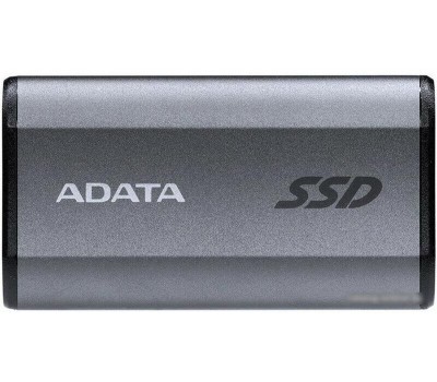 ADATA Твердотельный накопитель SSD Elite SE880 AELI-SE880-2TCGY 2TB Titanium Grey External USB 3.2 Gen2x2 Type C, 2000/2000 RTL