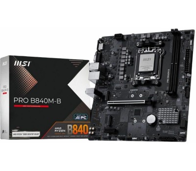 Материнская плата MSI Материнская плата PRO B840M-B, Socket AM5, AMD B840, mATX, Ret