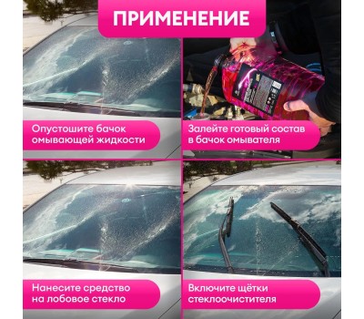 Автохимия GRASS 110485 GraSS Жидкость стеклоомывающая до –30 °С. 