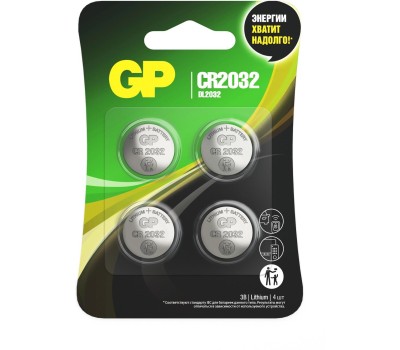 GP BATTERIES GP CR2032-7CRU4 40/2400