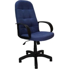 Кресло компьютерное ЯРКРЕСЛА Кр45 ТГ ПЛАСТ К67 (ткань Крафт голубая)