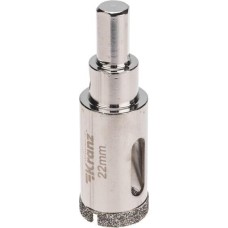 Коронка KRANZ (KR-92-0007) Коронка алмазная 22мм по керамограниту с центровочным сверлом