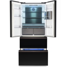 Холодильник Hyundai CM55043F 3-хкамерн. черный стекло инвертер (CM55043F ЧЕРНОЕ СТЕКЛО)