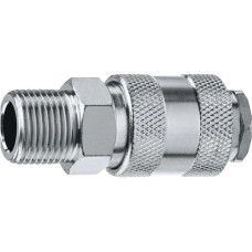 Переходник ЗУБР Переходник для пневмоинструмента 64911-3/8 серый