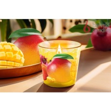 Свеча BARTEK Манго и фрукты (Mango & Fruits) 115гр в стакане