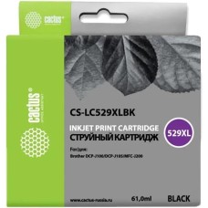 Картридж CACTUS Картридж CS-LC529XLBK, черный / CS-LC529XLBK