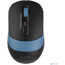 A4TECH Мышь Fstyler FB10C черный/синий оптическая (2400dpi) беспроводная BT/Radio USB (4but)