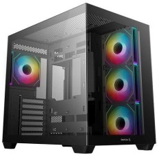 Корпус для ПК DEEPCOOL Корпус ATX CG530 4F, Mini-Tower, без БП, черный [r-cg530-bkada4-g-1]