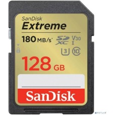 SANDISK SecureDigital 128GB SDXC Class 10 V30 UHS-I U3 Extreme 180MB/s (SDSDXVA-128G-GNCIN)