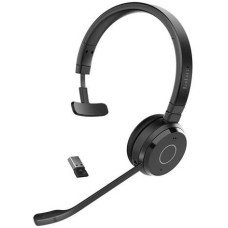 JABRA Гарнитура Evolve 65 TE, для компьютера/мобильных устройств, накладные, беспроводные/Bluetooth/USB, моно, черный [6693-833-309]