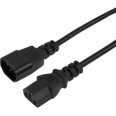 REXANT Шнур сетевой IEC 320 C13 – IEC 320 C14 3x1,0мм², 10A, длина 1,2м