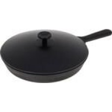 Камская посуда ч4041 чугунная 240х40 с чугунной ручкой с алюминиевой крышкой