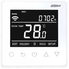 Терморегулятор DEVI Терморегулятор ДЕВИ Prime c Wi-Fi, с комбинацией датчиков, белый, 16А