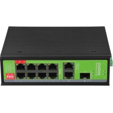 Коммутатор DIGMA Коммутатор DSP408F-2G1S-300 (L2) 8x100Мбит/с 2x1Гбит/с 1SFP 8PoE 8PoE+ 1PoE++ 300W неуправляемый