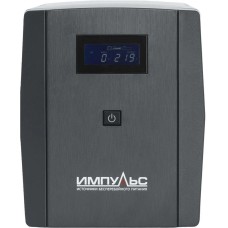 ИМПУЛЬС Источник бесперебойного питания Юниор Смарт 1500 900Вт 1500ВА черный