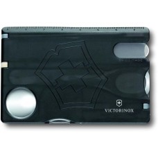 VICTORINOX Швейцарская карта Swiss Card Nailcare (0.7240.T3) черный полупрозрачный коробка подарочная