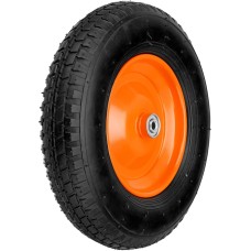 PALISAD Колесо пневматическое 4.80/4.00-8 D 380 мм, внутренний подшипник D 12 мм, длина оси 80 мм 68946