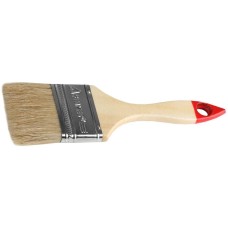 STAYER UNIVERSAL, 63 мм, 2.5″, светлая натуральная щетина, деревянная ручка, все виды ЛКМ, плоская кисть (0101-063)