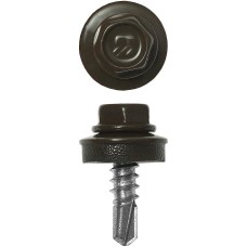 ЗУБР СКМ 8028, 25 х 5.5 мм, зем.-коричн., 1800 шт (10,4 кг.), кровельный саморез (4-300310-55-025-8028)