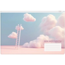 SILWERHOF Папка на молнии Cloud A5+ ПВХ 0.25мм