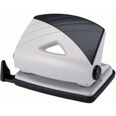 KW-TRIO Дырокол BIAS Smart 091Q0 макс.:16лист. металл/пластик черный/серый отв.:2 с линейкой