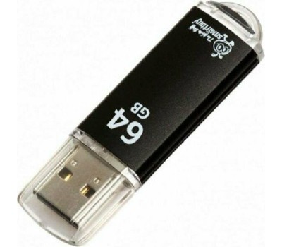 USB флеш SMARTBUY (SB64GBVC-K) 64GB V-CUT BLACK