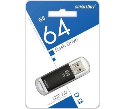 USB флеш SMARTBUY (SB64GBVC-K) 64GB V-CUT BLACK