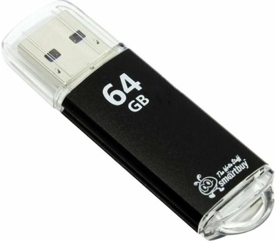 USB флеш SMARTBUY (SB64GBVC-K) 64GB V-CUT BLACK