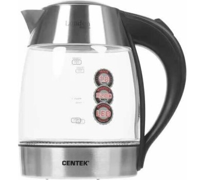 Чайник электрический CENTEK CT-0059 стекло