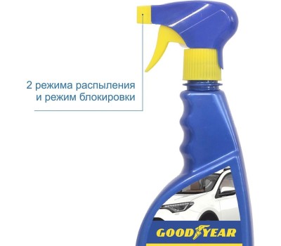 Очиститель GOODYEAR GY000600 от следов насекомых и древесных почек, триггер 500 мл